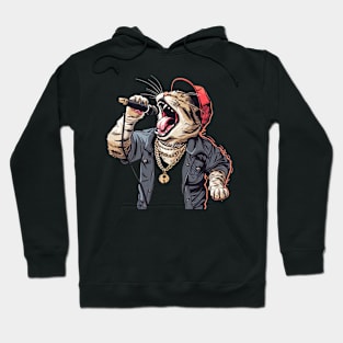 Cat Rapper Hoodie